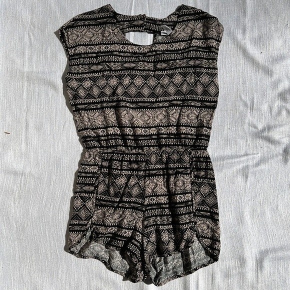 Ambiance Pants - Ambiance Apparel | Open Back Romper | size S